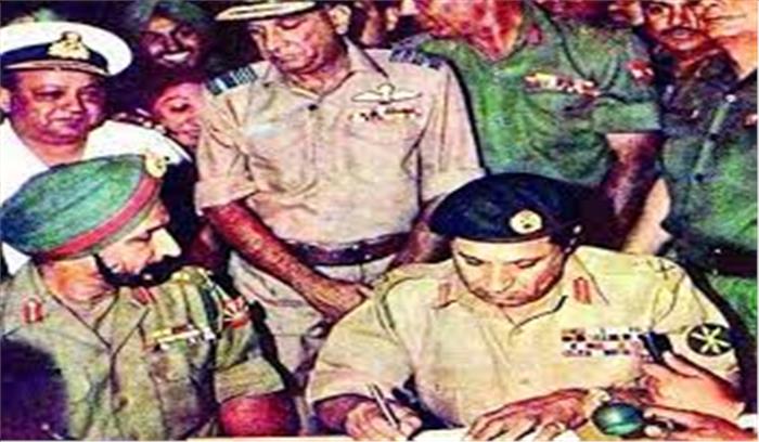 तालिबानी नेता ने पाक को दी चेतावनी , 71 युद्ध में भारत के सामने PAK के आत्मसमर्पण की तस्वीर शेयर की