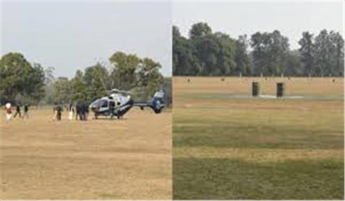 अपने ही राज्य में सेना ने नहीं उतरने दिया सीएम त्रिवेंद्र सिंह रावत का हेलीकाॅप्टर, अस्थाई हैलीपैड पर रखे ड्रम