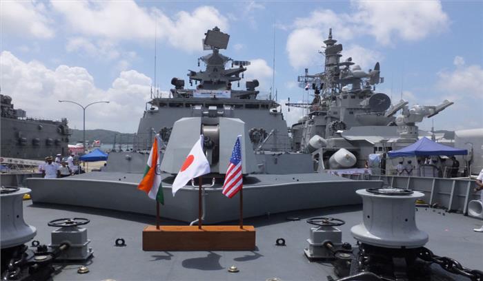 ​हिंद महासागर में आज से भारत—अमेरिका—जापान का संयुक्त युद्धाभ्यास, चीनी मीडिया ने बताया खतरा