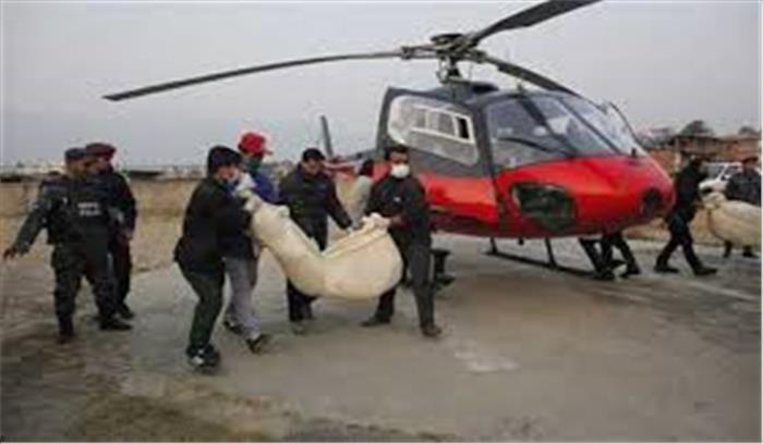 नेपाली नेवी का कार्गो हेलीकाॅप्टर हुआ क्रैश, 2 पायलटों की मौत