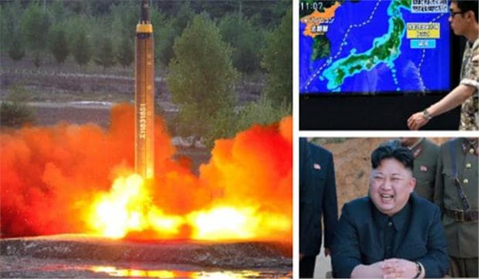उत्तर कोरिया ने अमेरिका को चेतावनी देने के लिए दागी बैलिस्टिक मिसाइल