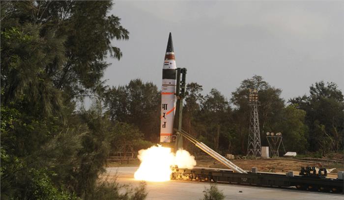 भारत ने बढ़ाया सुरक्षा के क्षेत्र में बड़ा कदम, परमाणु क्षमता से लैस अग्नि-5 मिसाइल का किया सफल परीक्षण