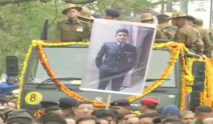 मेजर चित्रेश बिष्ट को हरिद्वार में अंतिम विदाई , राजकीय सम्मान से अंतिम संस्कार

