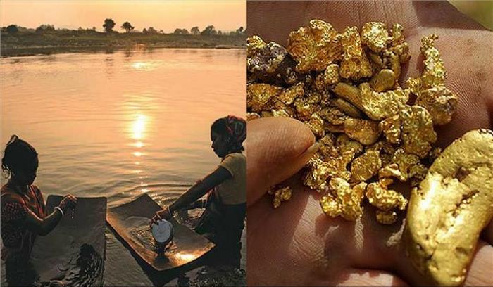 बिहार में नदियां उगल रही हैं सोना, बटोरने के लिए लोग छन्नी लेकर नदियों में कूदे