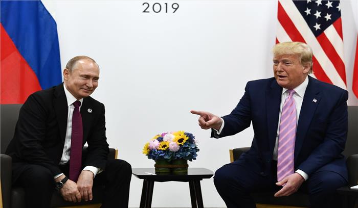 अमेरिकी राष्ट्रपति ट्रंप ने रूसी समकक्ष पुतिन से कहा- इस बार चुनावों में हस्तक्षेप नहीं करना, ...और पुतिन हंसने लगे
