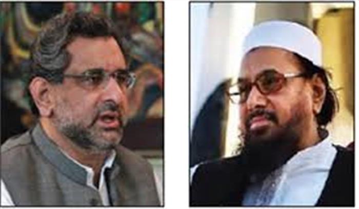 आतंकी हाफिज सईद के समर्थन में उतरे पाकिस्तानी पीएम, कहा- हाफिज सईद ‘साहेब’ के खिलाफ कोई केस नहीं