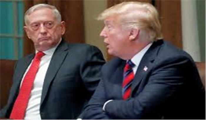 अमरिकी रक्षा मंत्री जेम्स मैटिस ने दिया इस्तीफा, राष्ट्रपति ट्रम्प के साथ नीतियों को लेकर गहरे मतभेद