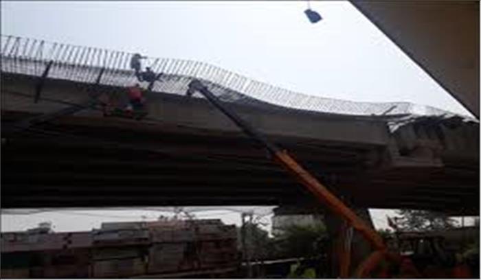 वाराणसी में एक और बड़ा हादसा टला, निर्माणाधीन पुल की प्लेट गिरी, कोई हताहत नहीं